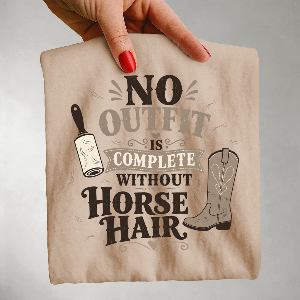 Just Here to Brush My Horse T‑Shirt — Funny Equestrian Tee for Horse Lovers