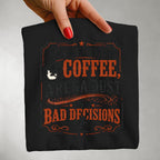 Coffee & Arena Dust T-Shirt — "Powered by Coffee, Arena Dust, and Bad Decisions"