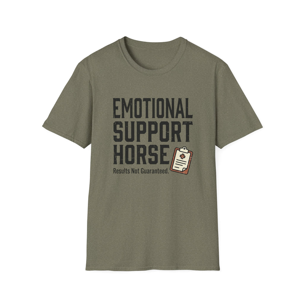Emotional Support Horse T-Shirt — Funny Horse Lover Tee