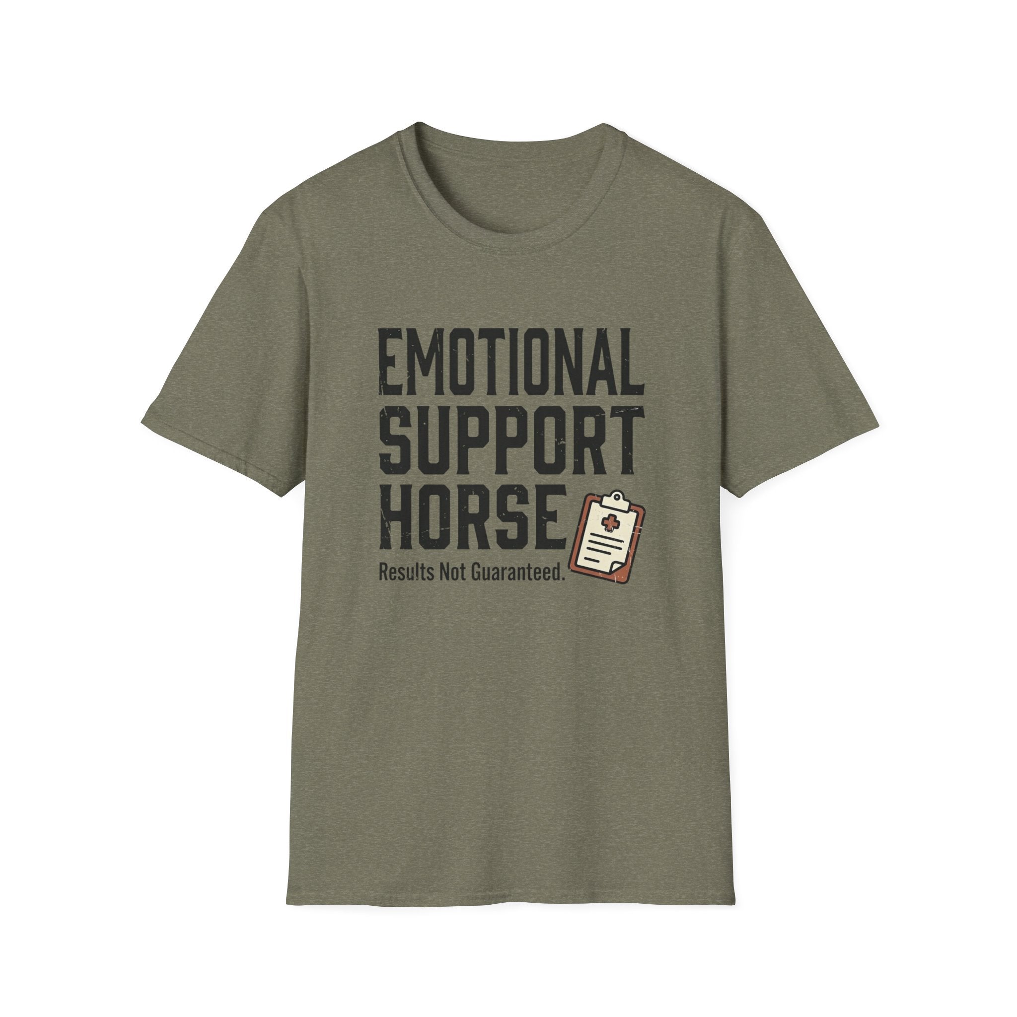 Emotional Support Horse T-Shirt — Funny Horse Lover Tee