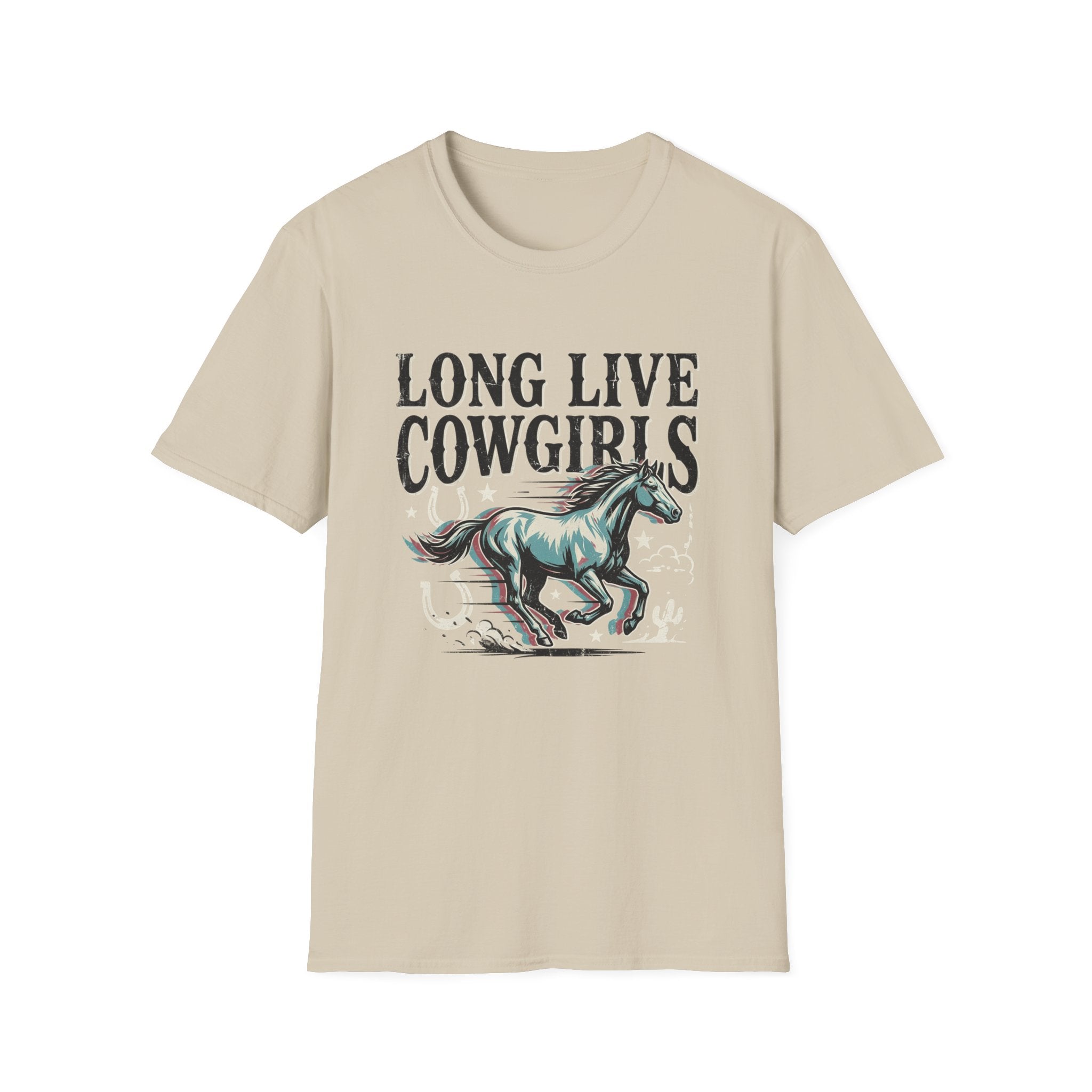Long Live Cowgirls T-Shirt — Vintage Rodeo Horse Graphic Western Tee