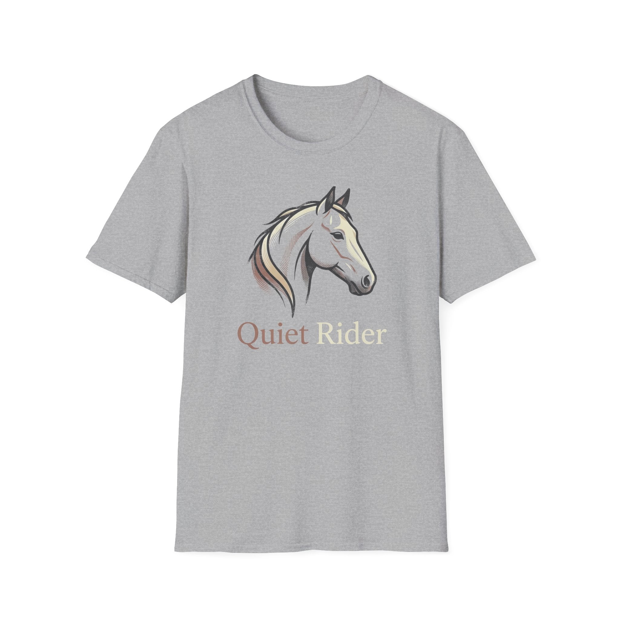 Quiet Rider Horse Graphic T-Shirt
