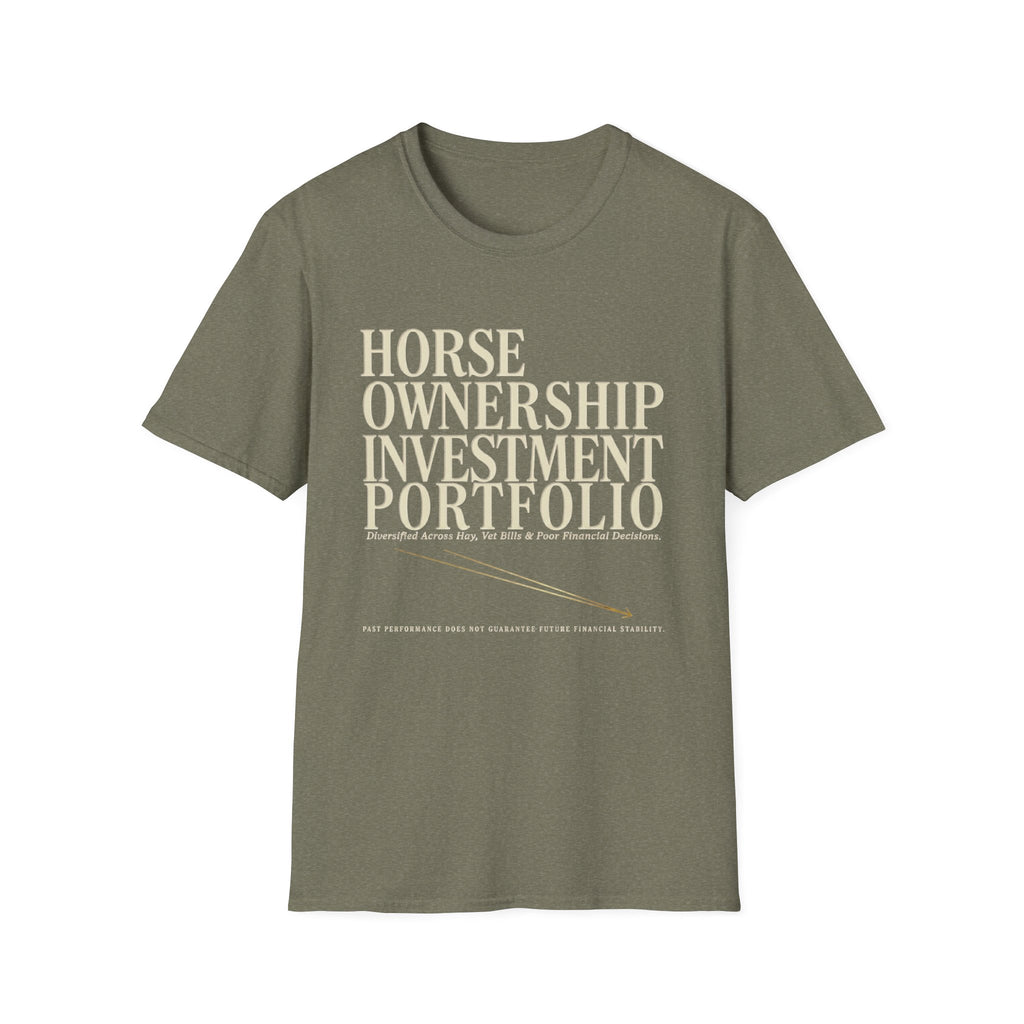 Horse Ownership Investment Portfolio T-Shirt