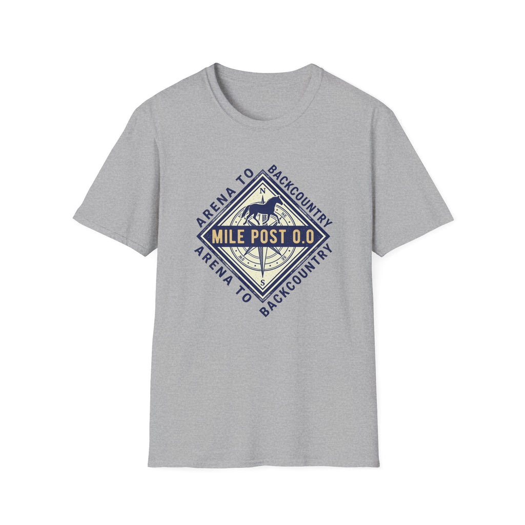 Mile Post 0.0 Backcountry T-Shirt — Adventure Compass Mountain Tee