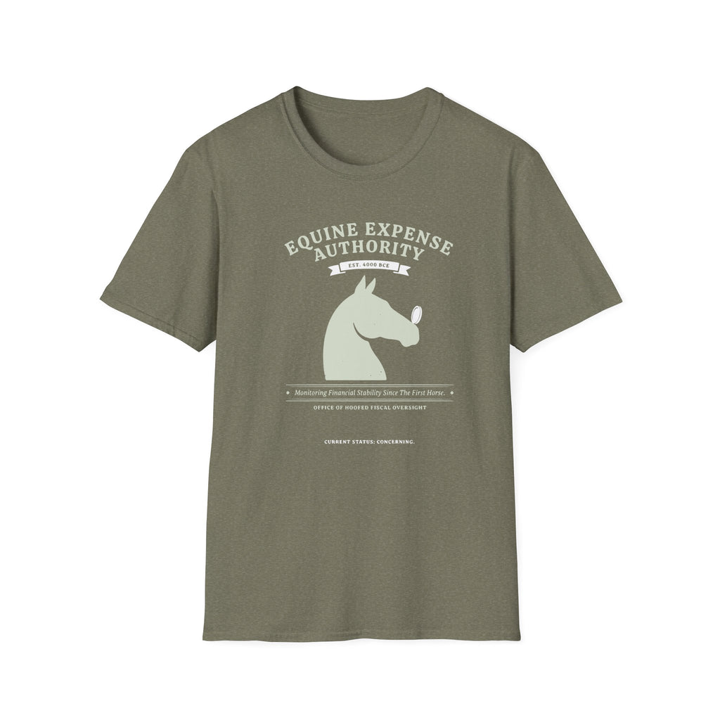 Equine Expense Authority T-Shirt — Funny Horse Mom Tee