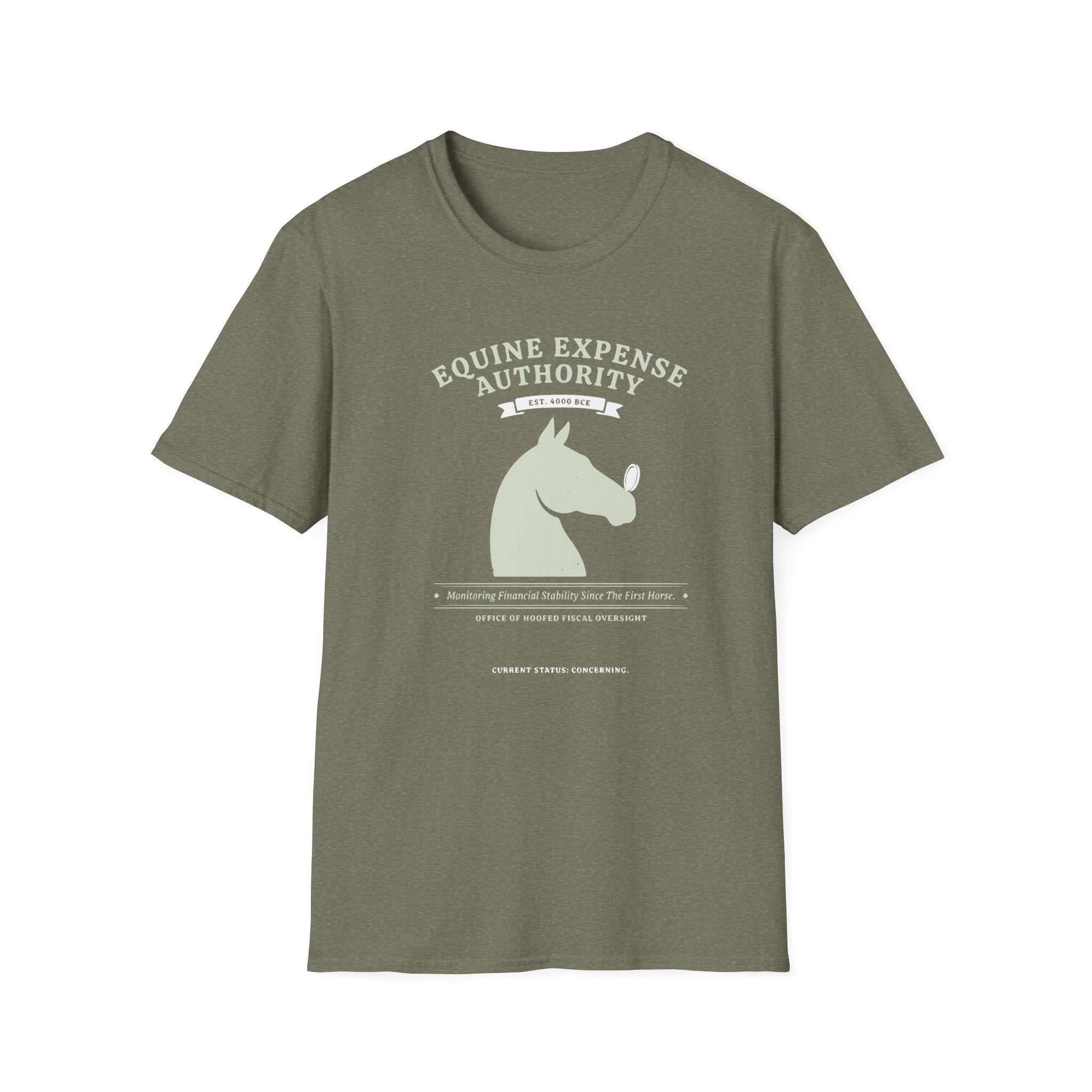 Equine Expense Authority T-Shirt — Funny Horse Mom Tee