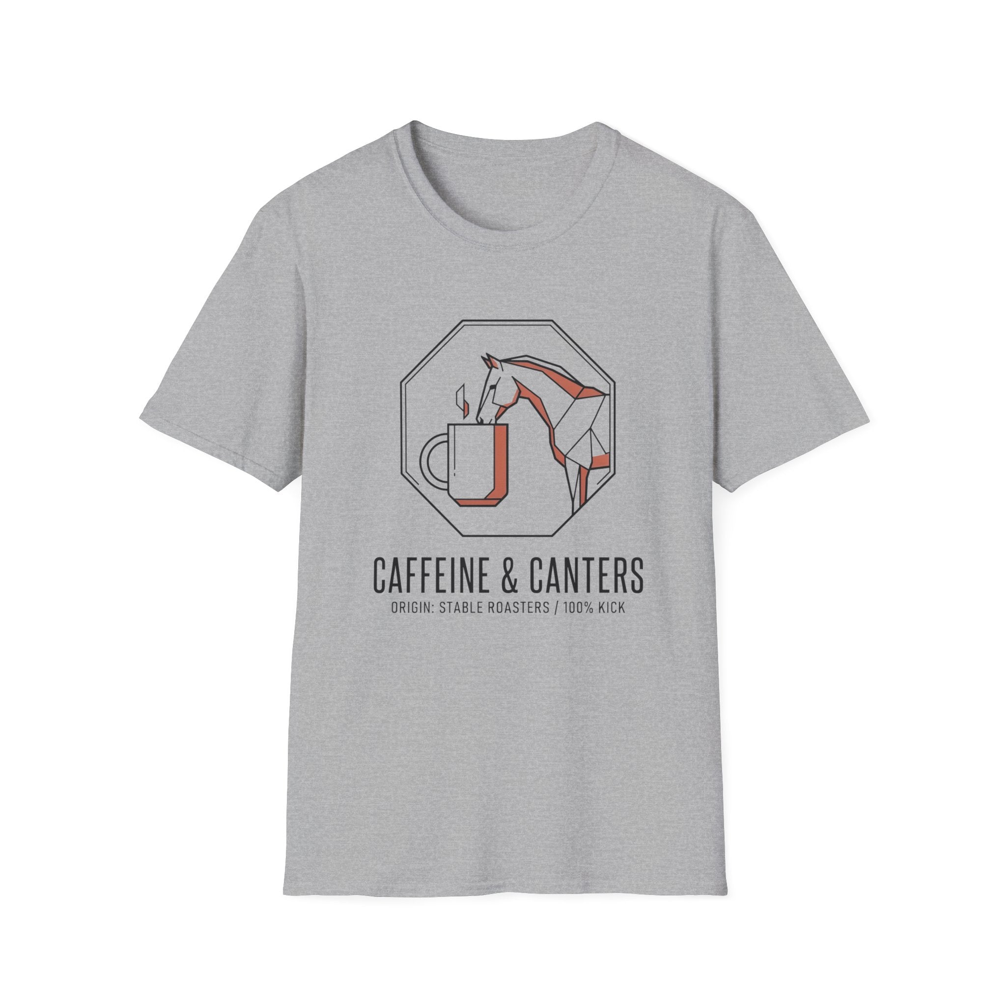 Caffeine & Canters Horse Coffee T-Shirt