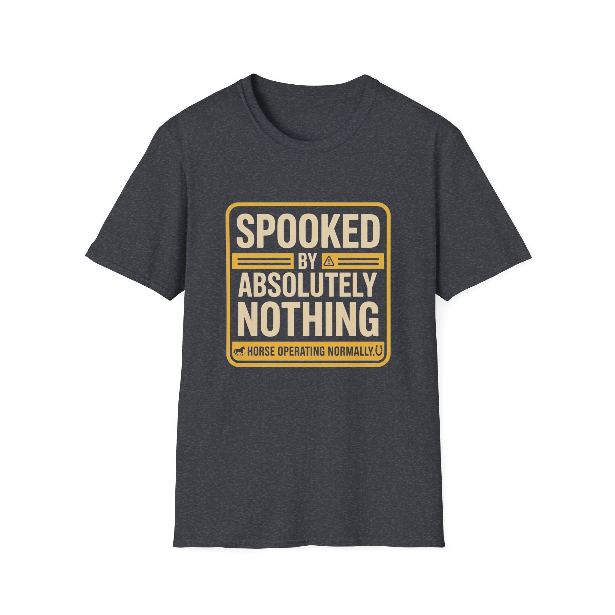 Funny T-Shirt — "Spooked by Absolutely Nothing" Retro Graphic Tee