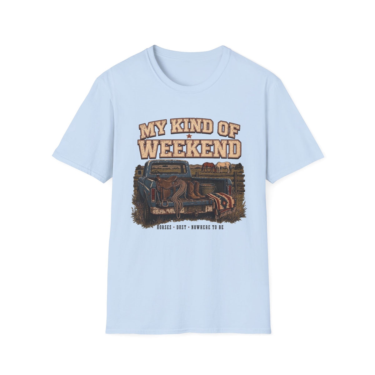 My Kind of Weekend T-Shirt — Vintage Truck Ranch Weekend Tee