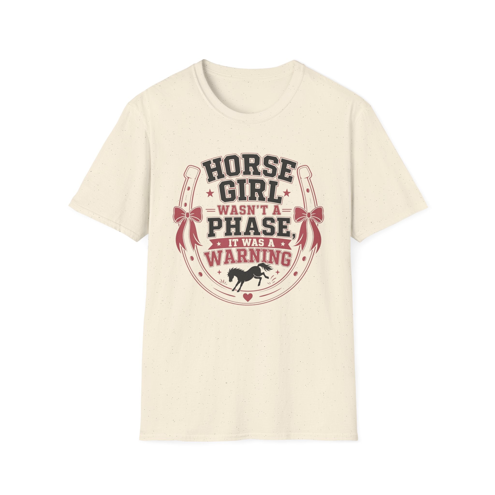 "Horse Girl Wasn't A Phase" Casual Equestrian T-Shirt