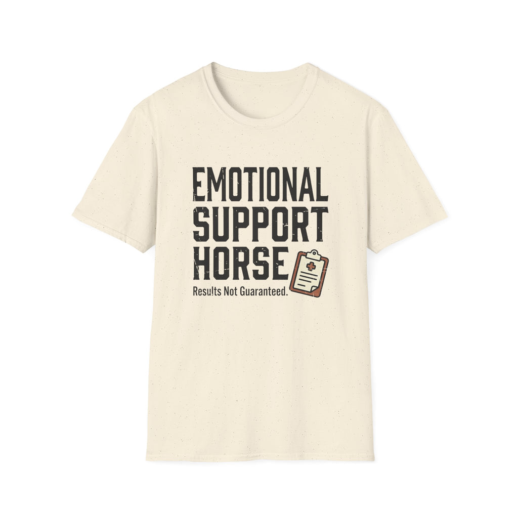 Emotional Support Horse T-Shirt — Funny Horse Lover Tee