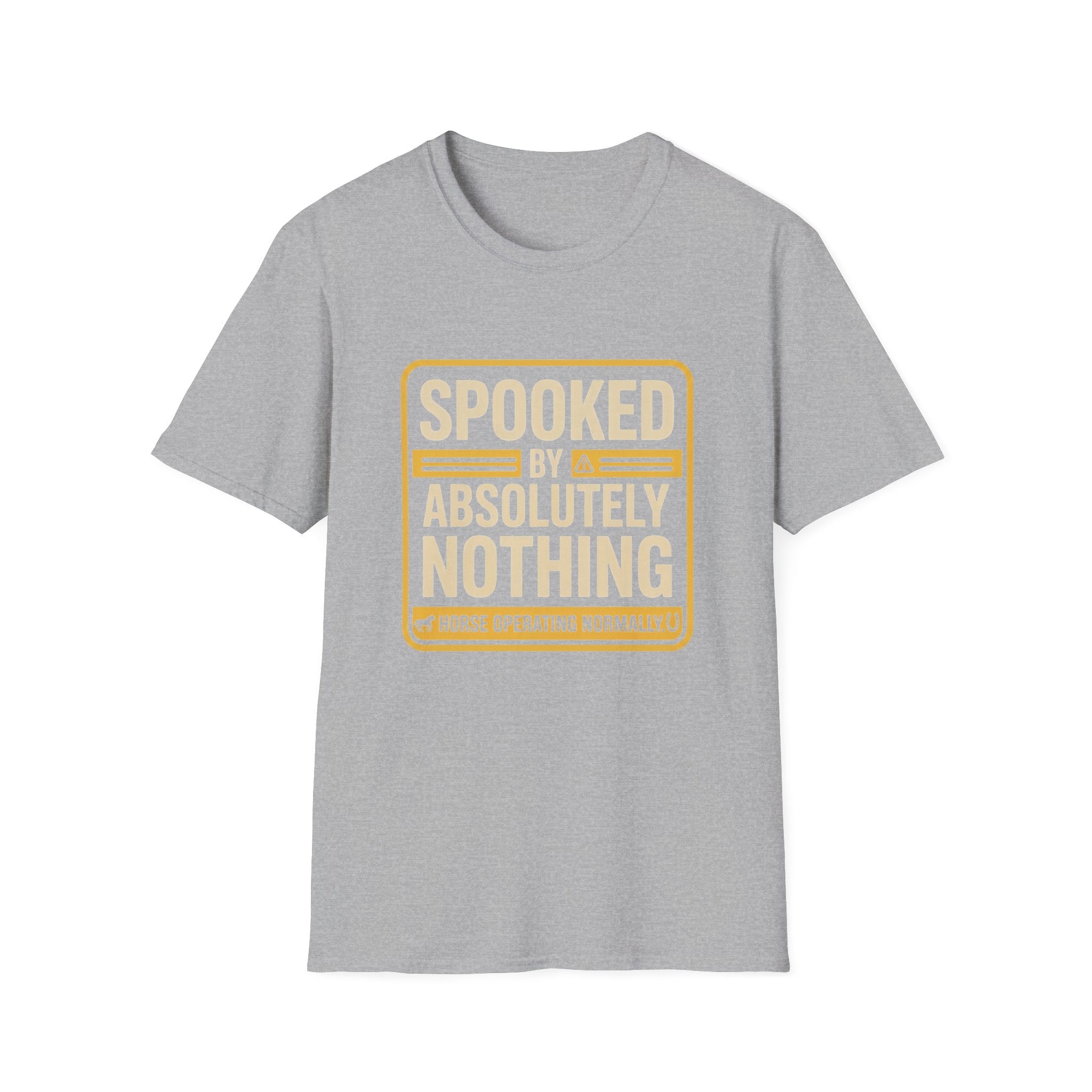 Funny T-Shirt — "Spooked by Absolutely Nothing" Retro Graphic Tee