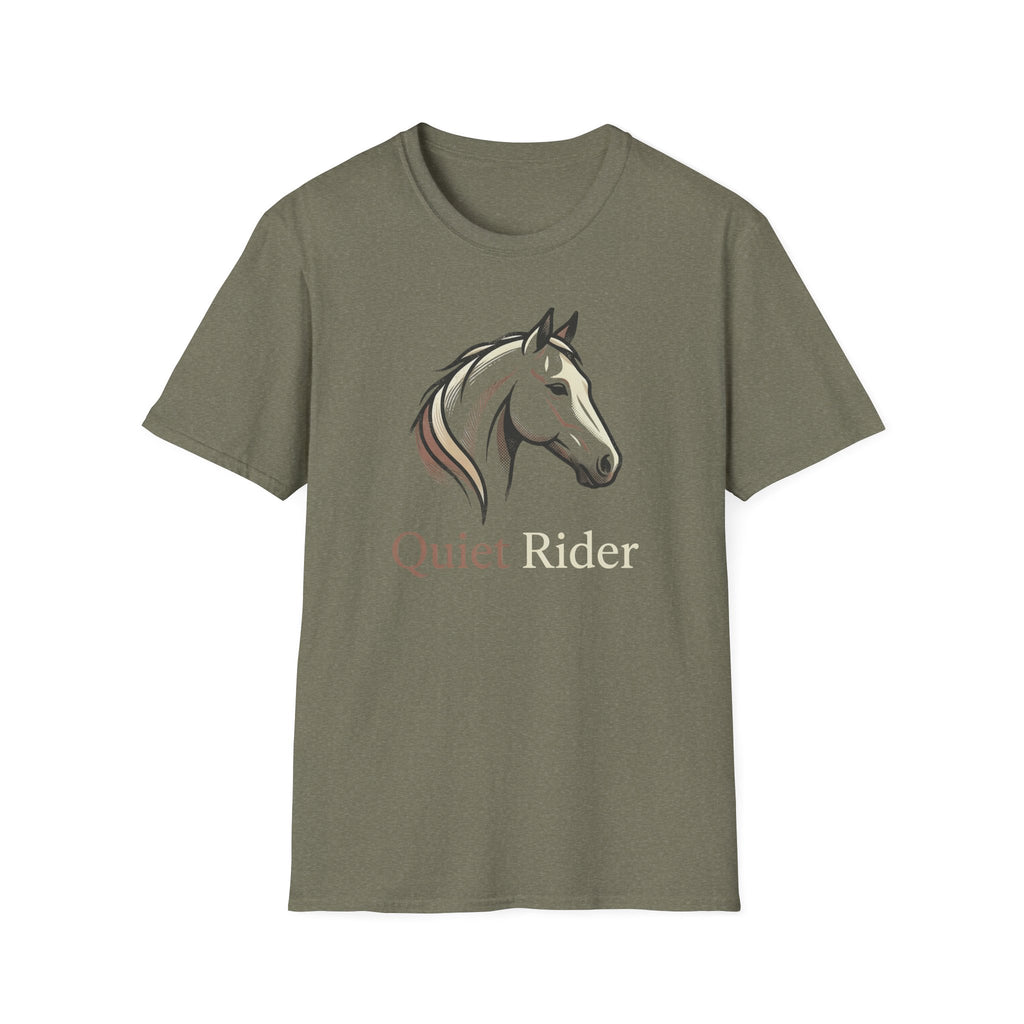 Quiet Rider Horse Graphic T-Shirt