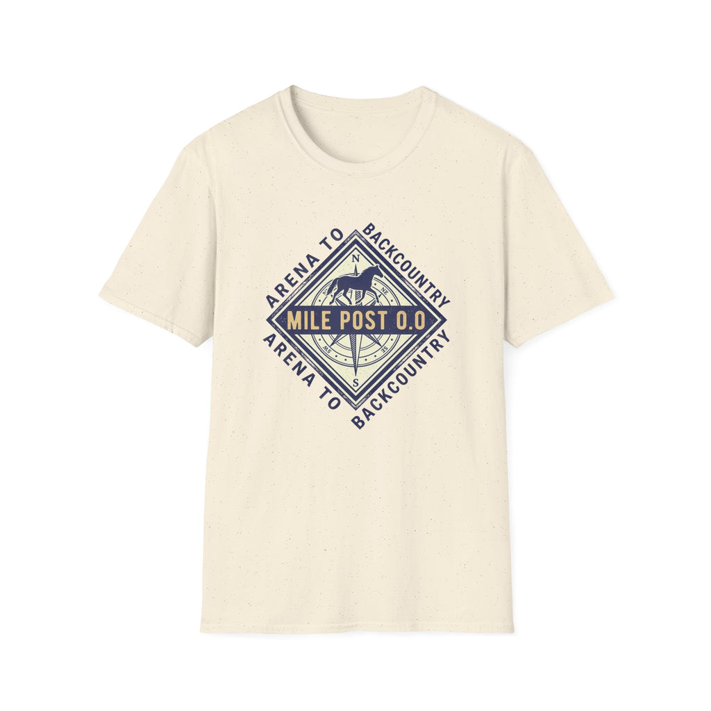 Mile Post 0.0 Backcountry T-Shirt — Adventure Compass Mountain Tee