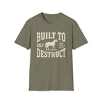 Built to Self-Destruct Horse T-Shirt — Funny Horse Owner Graphic Tee