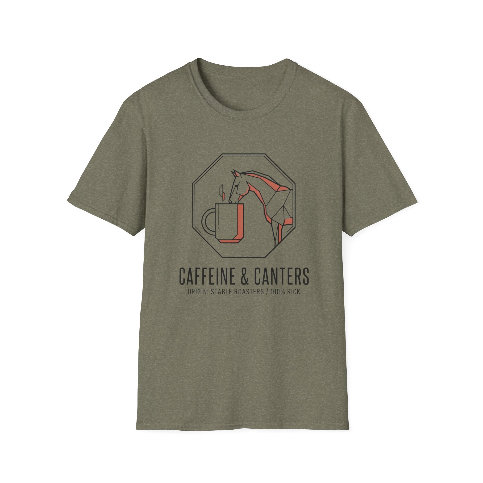 Caffeine & Canters Horse Coffee T-Shirt