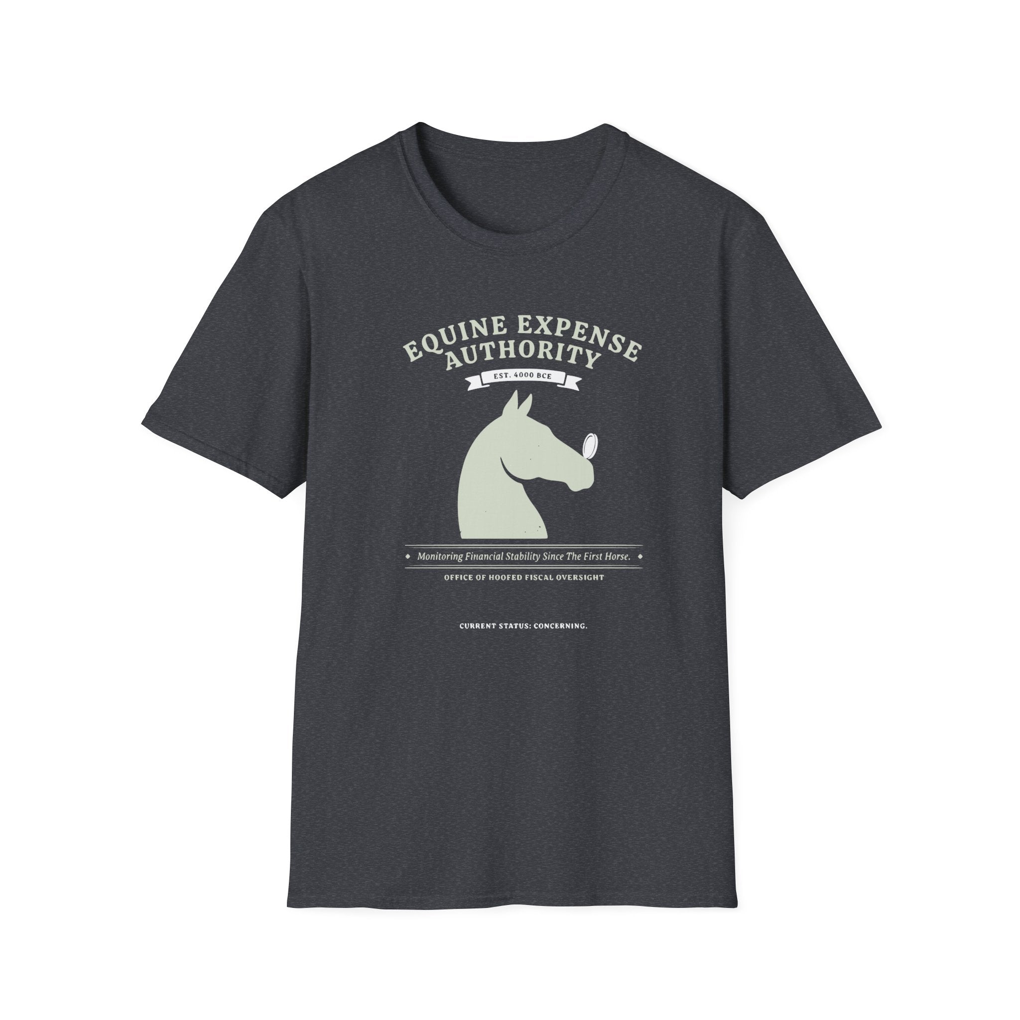 Equine Expense Authority T-Shirt — Funny Horse Mom Tee
