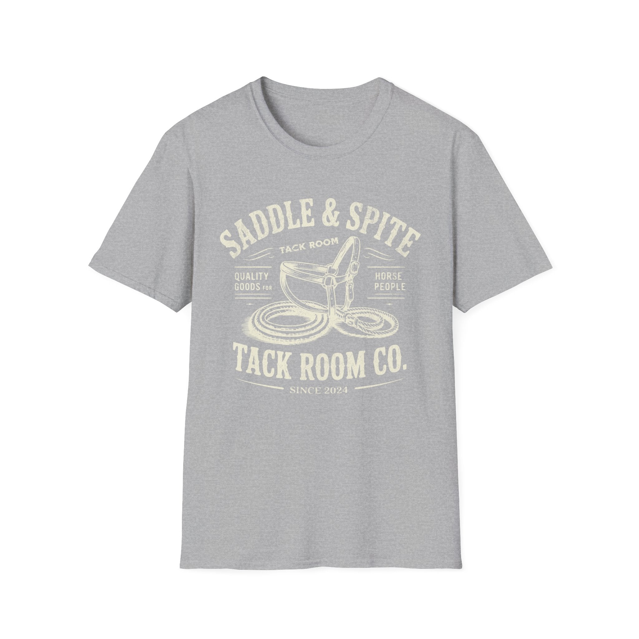 Saddle & Spite T-Shirt — Vintage Western Tack Room Graphic Tee