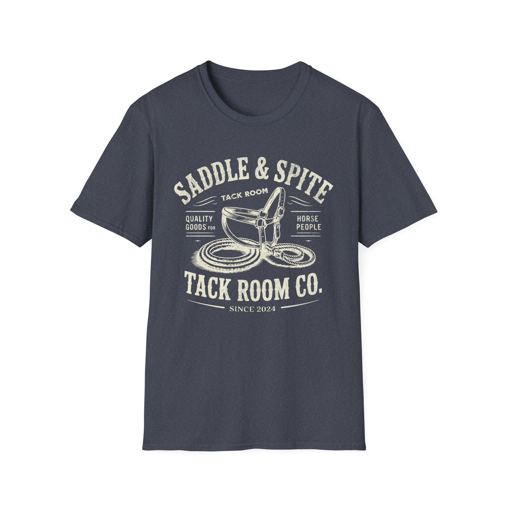 Saddle & Spite T-Shirt — Vintage Western Tack Room Graphic Tee