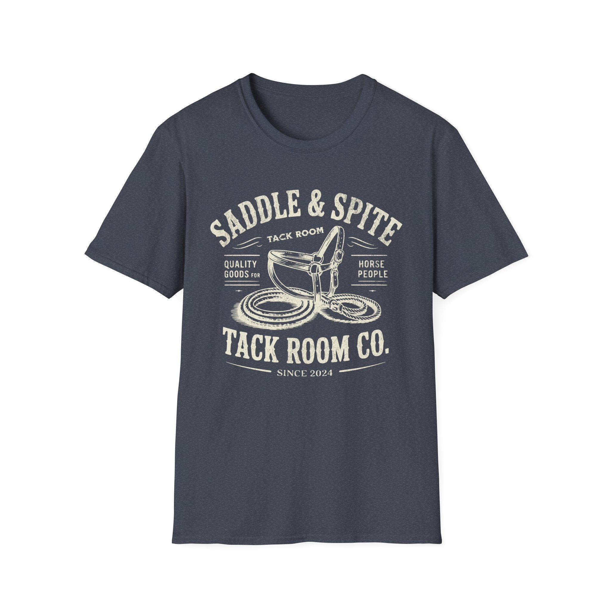 Saddle & Spite T-Shirt — Vintage Western Tack Room Graphic Tee