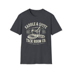 Saddle & Spite T-Shirt — Vintage Western Tack Room Graphic Tee