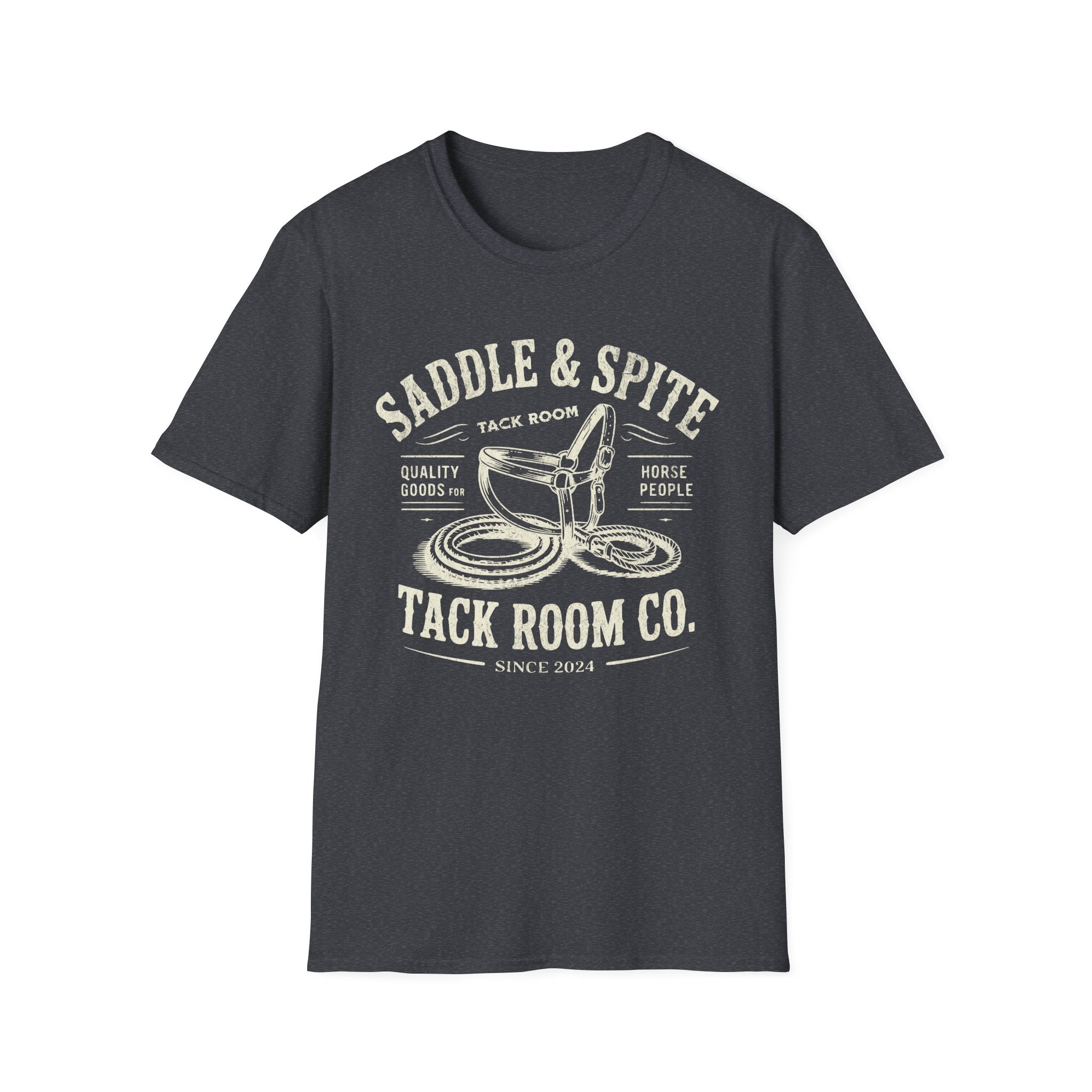 Saddle & Spite T-Shirt — Vintage Western Tack Room Graphic Tee