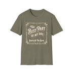 T-Shirt — "The Best Part of My Day Starts at the Barn" Vintage Equestrian Tee