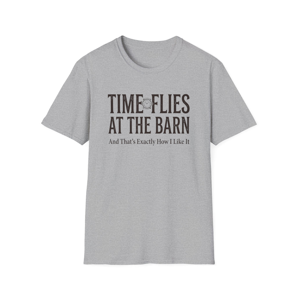 "Time Flies at the Barn" Vintage Farm Life T‑Shirt