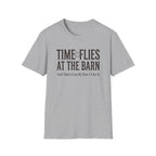 "Time Flies at the Barn" Vintage Farm Life T‑Shirt