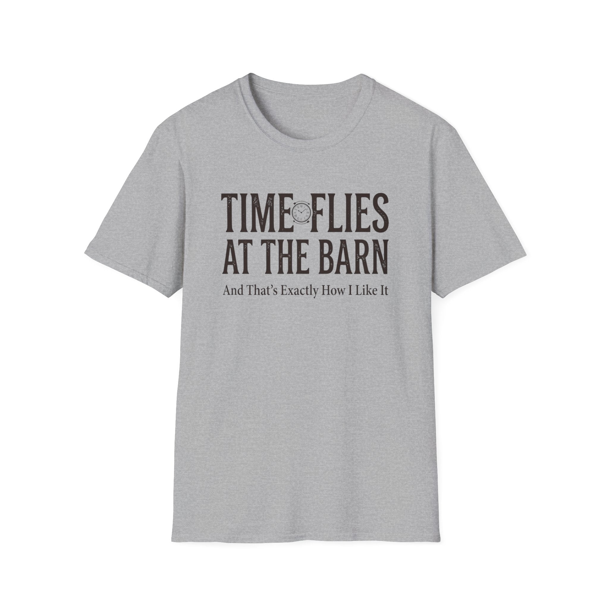 "Time Flies at the Barn" Vintage Farm Life T‑Shirt