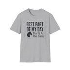 Best Part of My Day Starts at the Barn T-Shirt