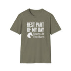 Best Part of My Day Starts at the Barn T-Shirt