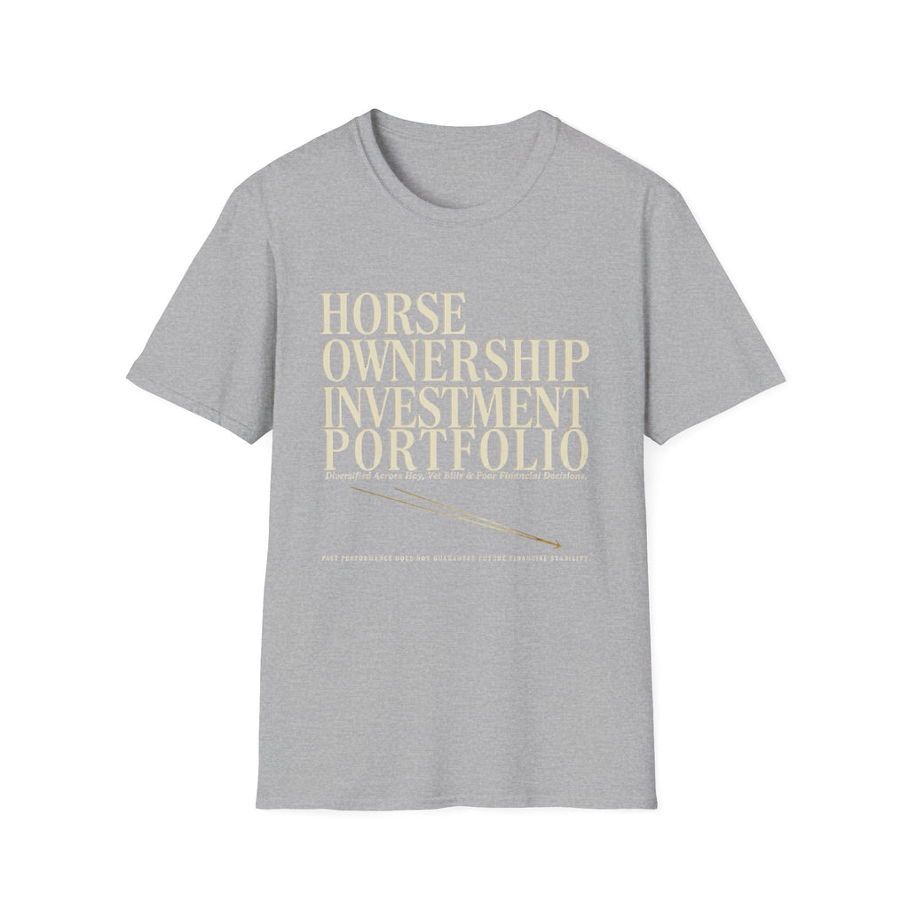 Horse Ownership Investment Portfolio T-Shirt