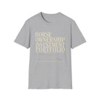 Horse Ownership Investment Portfolio T-Shirt