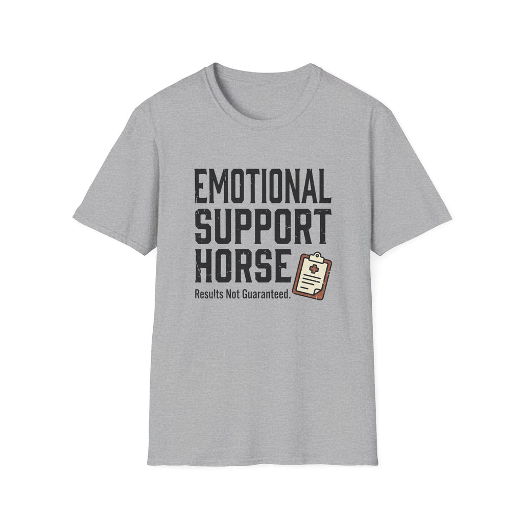 Emotional Support Horse T-Shirt — Funny Horse Lover Tee