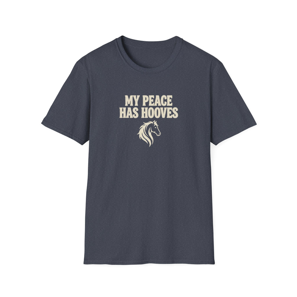 My Peace Has Hooves Horse T-Shirt — Equestrian Lover Tee