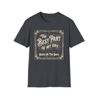 T-Shirt — "The Best Part of My Day Starts at the Barn" Vintage Equestrian Tee