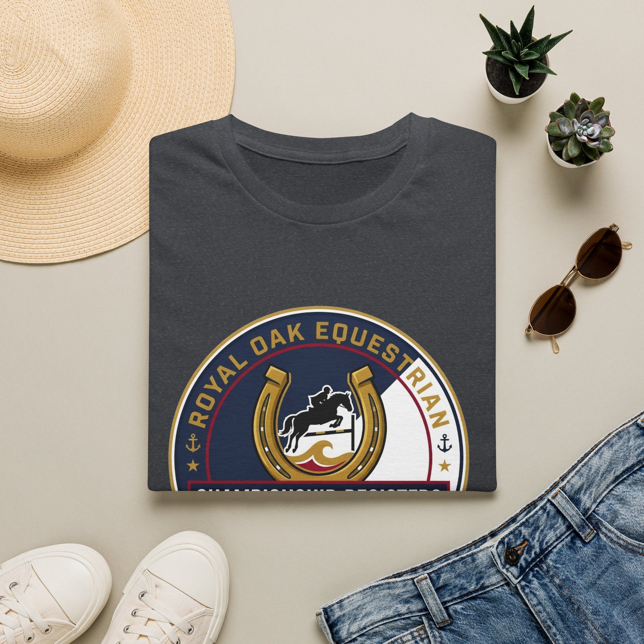 Equestrian Championship Logo T-Shirt — Royal Oak Equestrian Club Tee