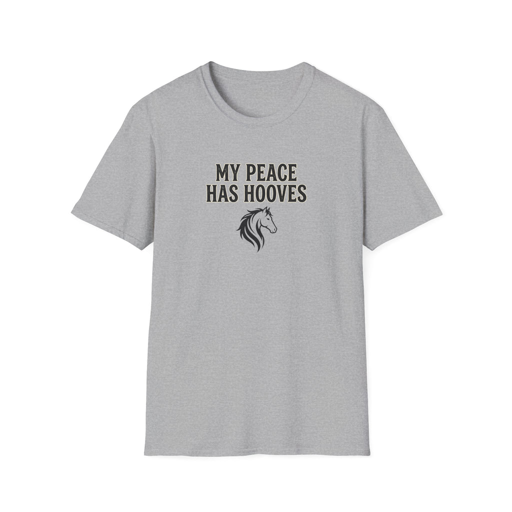 My Peace Has Hooves Horse T-Shirt — Equestrian Lover Tee