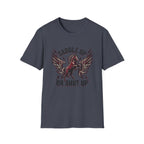 Saddle Up or Shut Up T-Shirt — Winged Horse Equestrian Graphic Tee
