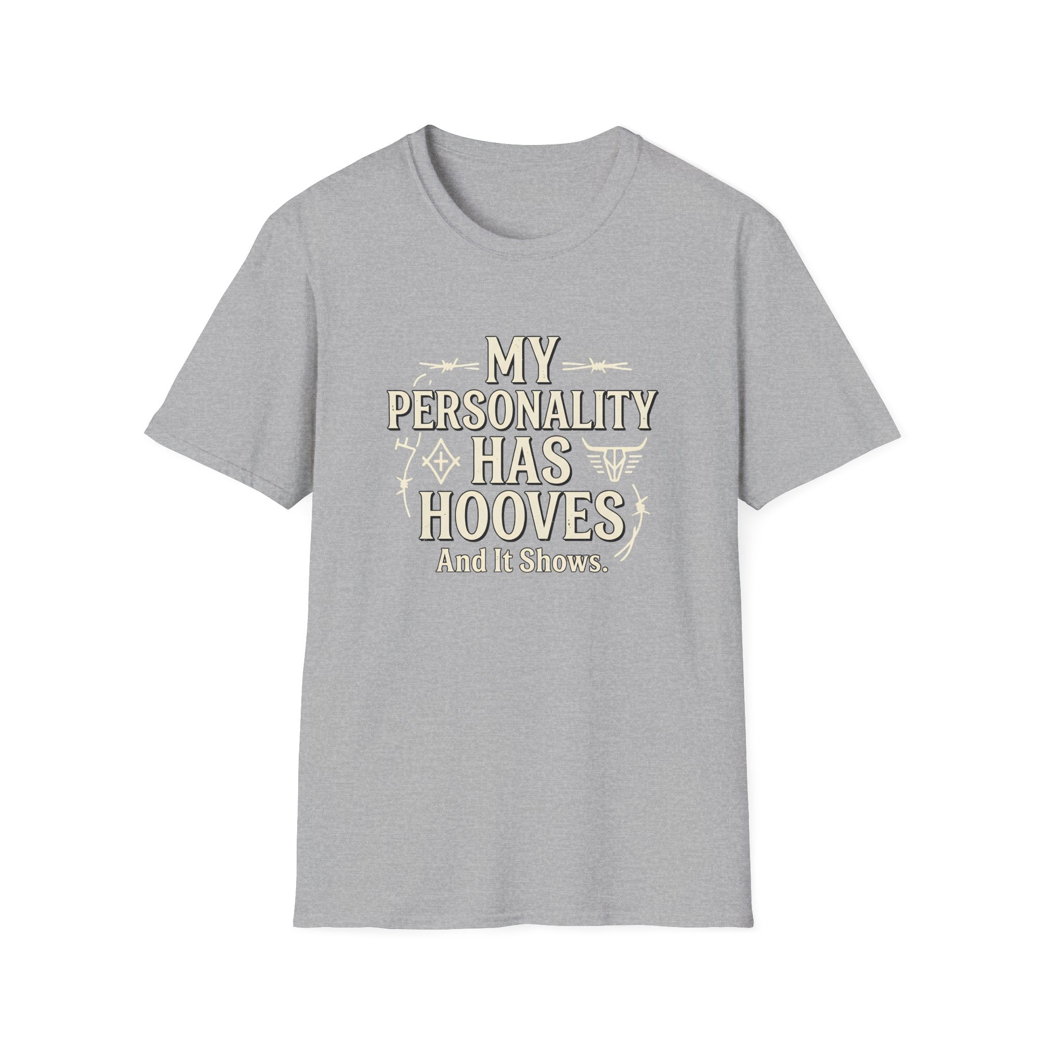 My Personality Has Hooves T-Shirt — Funny Horse Lover Tee