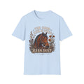 Horse Lover Tee — "The Good Kind of Tired" Barn Dust Graphic T‑Shirt
