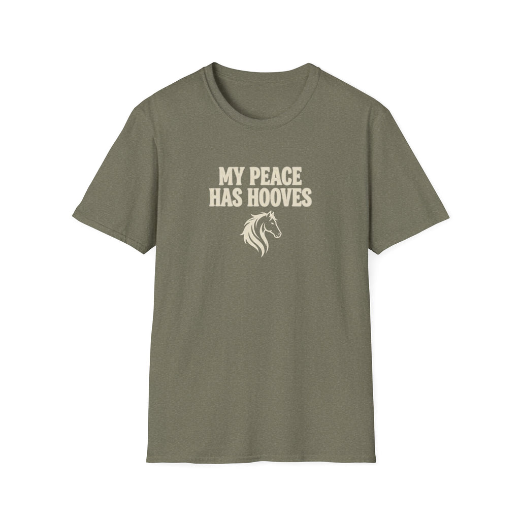 My Peace Has Hooves Horse T-Shirt — Equestrian Lover Tee