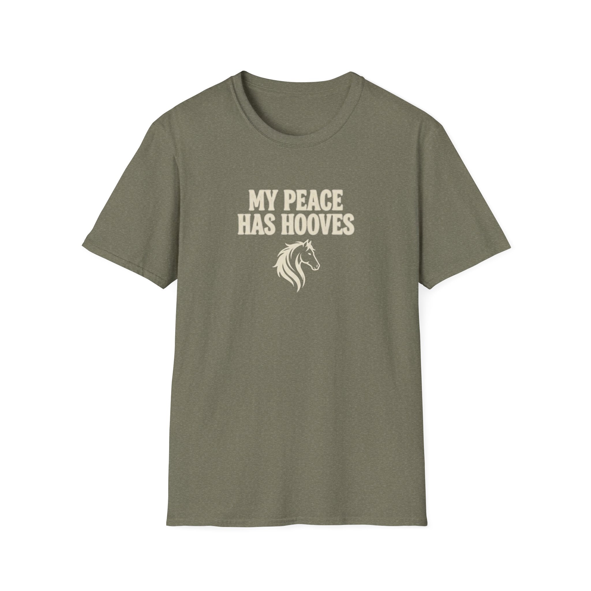 My Peace Has Hooves Horse T-Shirt — Equestrian Lover Tee