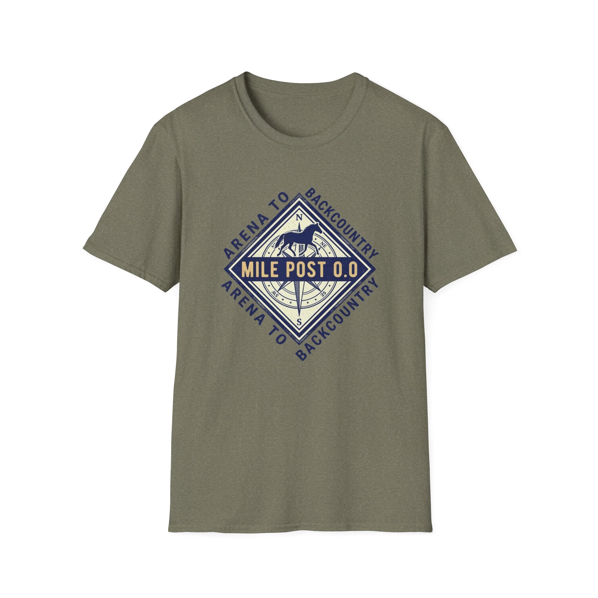 Mile Post 0.0 Backcountry T-Shirt — Adventure Compass Mountain Tee