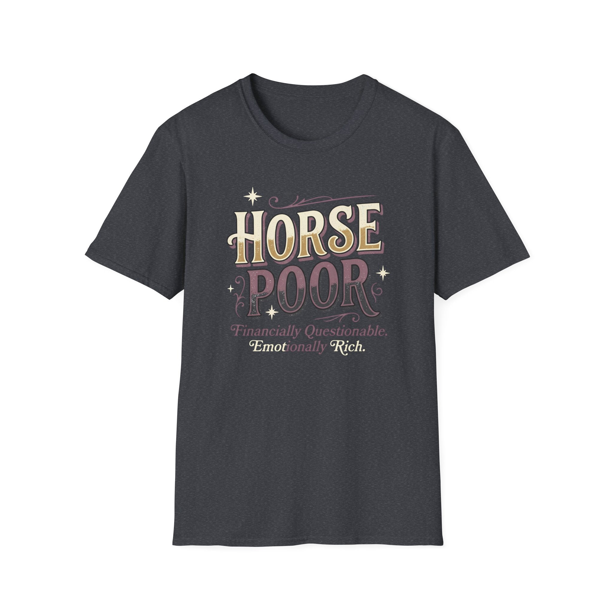 Horse Poor Vintage-Style Graphic T-Shirt