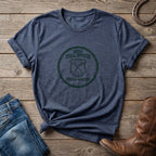 Chief Stall Officer Shirt – Funny Restroom Attendant T‑Shirt (Impaired & Exhausted)