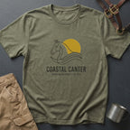 Coastal Canter Horse Tee — Sunset Equestrian Beach Shirt
